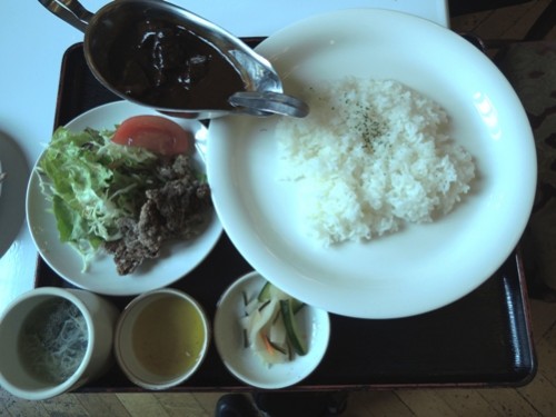 竜田揚げと国会カレー