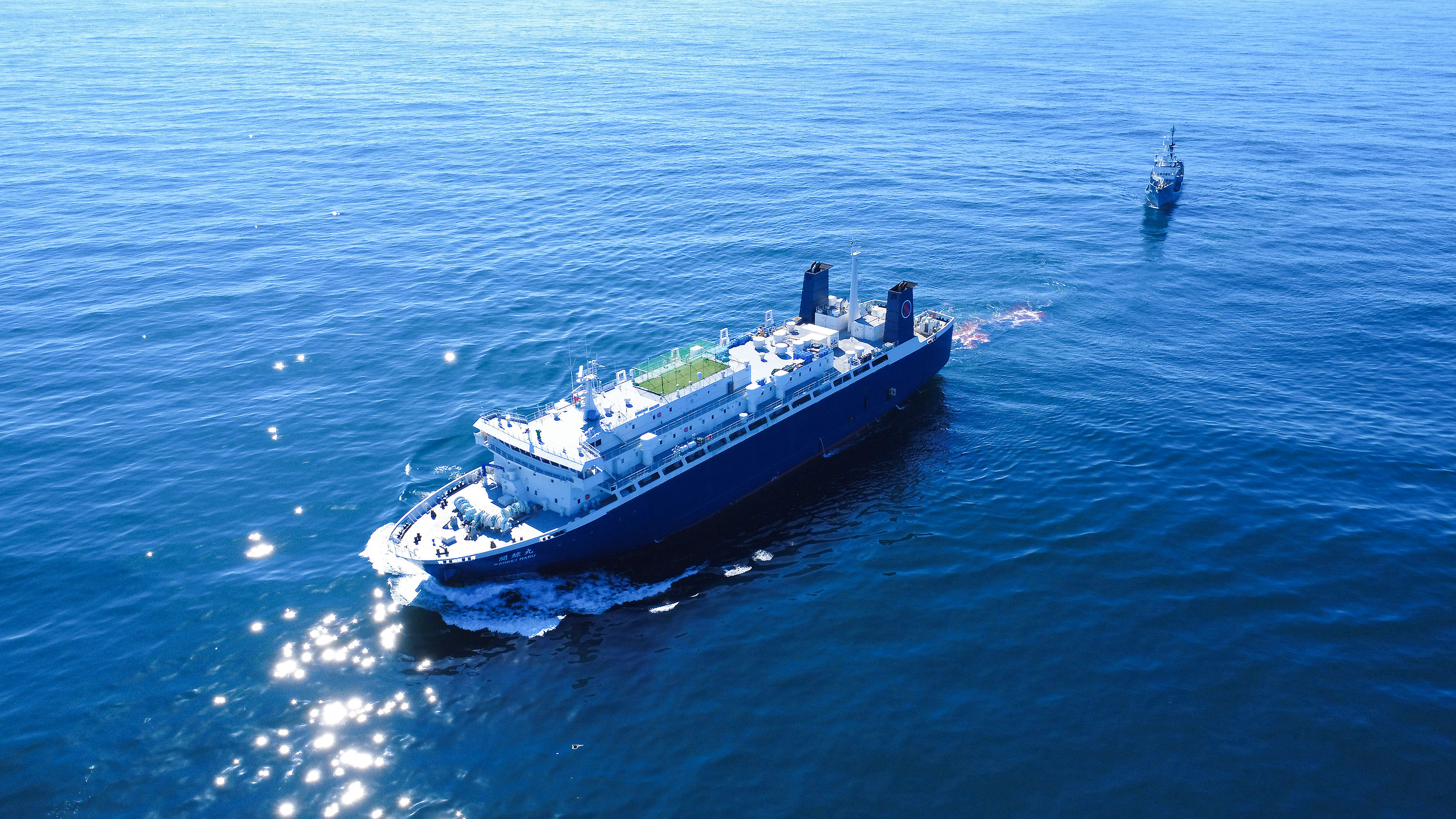 海上で働く現場